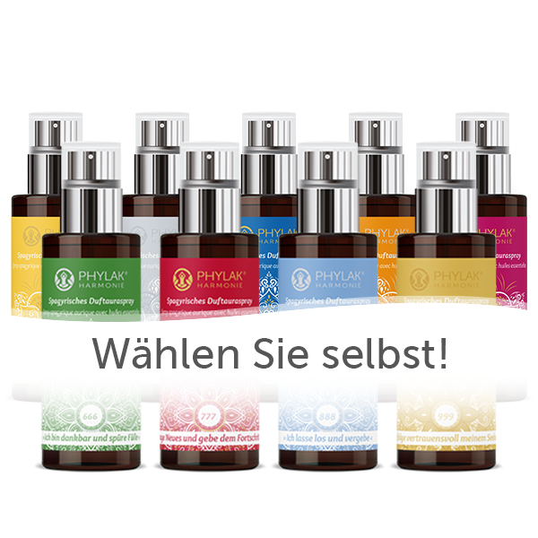 Set à neuf sprays spagyriques auriques avec huiles essentielles 9 x 50ml