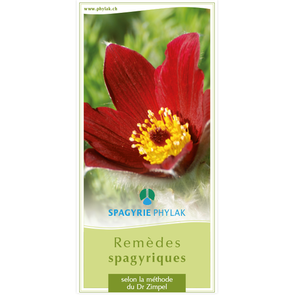 Brochure produit «Remèdes spagyriques»