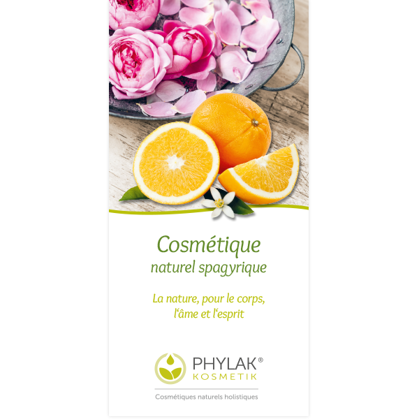 Brochure produit cosmétique naturelle spagyrique