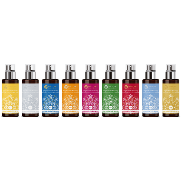 Ensemble complet de sprays spagyriques auriques avec huiles essentielles